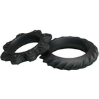 BAILE - KIT OF 2 SILICONE FLOWER RINGS