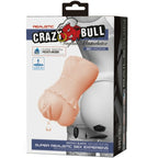 CRAZY BULL - MASTURBATEUR VAGINAL À EAU AVEC BALLES VIBRANTES