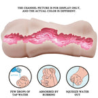 CRAZY BULL - MASTURBADOR VAGINA CON PELLE ACQUATA CON BULLET VIBRANTE 2