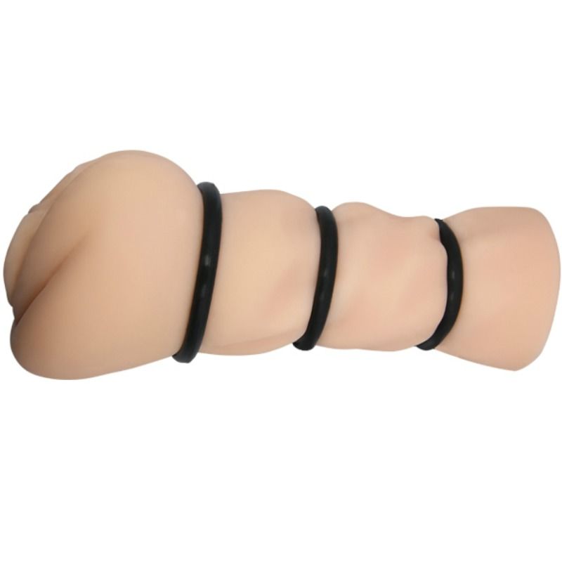 CRAZY BULL - MASTURBATEUR VAGINAL AVEC ANNEAUX