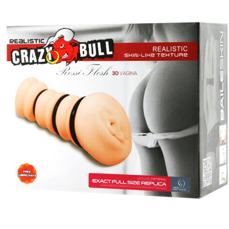 CRAZY BULL - MASTURBATEUR AVEC ANNEAUX VAGINAUX MODÈLE 2