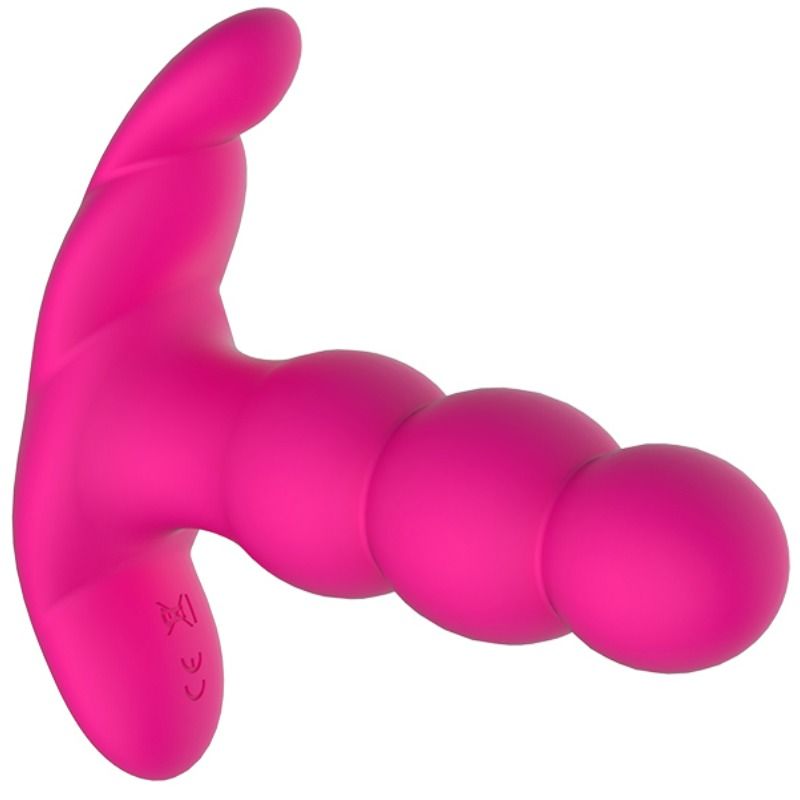 NALONE - PEARL ANAL VIBRATOR WITH BLACK REMOTE CONTROL