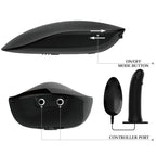 PRETTY LOVE - VITO STRAP-ON WITH HOLLOW DILDO AND VIBRATION 17.3 CM