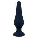 INTENSE - PIPO S BLACK SILICONE 9.8 CM BUTTER PLUG