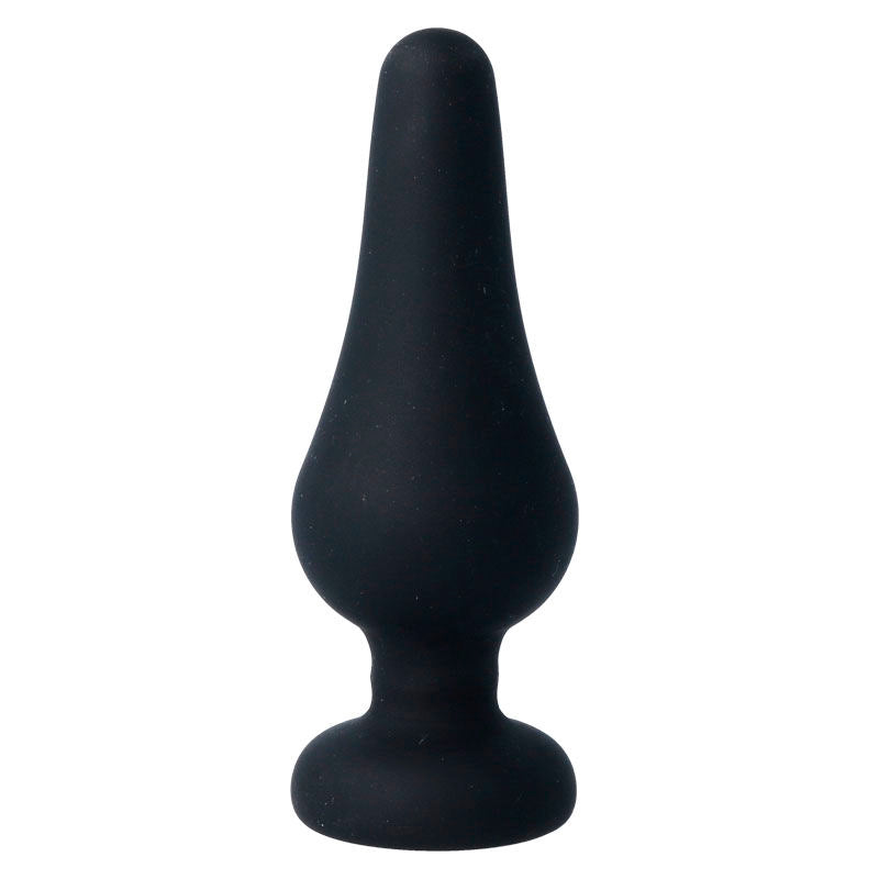 INTENSE - PIPO L BLACK SILICONE 13 CM ANAL PLUG