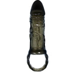 BAILE - COUVERCLE D'EXTENSEUR DE PÉNIS AVEC SANGLE TESTICULAIRE NOIR 13,5 CM