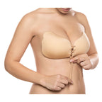 BYE-BRA - LACE-IT ENHANCED PUSH-UP BEIGE CUP D