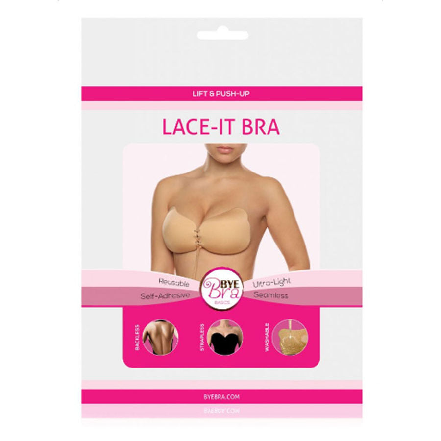 BYE-BRA - LACE-IT ENHANCED PUSH-UP BLACK CUP B