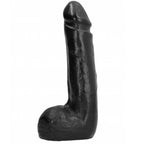 ALL BLACK - REALISTIC BLACK SOFT DILDO 20 CM