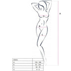 PASSION - WOMAN BS016 BODYSTOCKING NERO TAGLIA UNICA