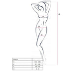 PASSION - WOMAN BS019 BODYSTOCKING BIANCO TAGLIA UNICA
