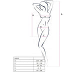 PASSION - WOMAN BS026 ABITO NERO STILE BODYSTOCKING TAGLIA UNICA