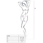 PASSION - WOMAN BS038 BODYSTOCKING BIANCO TAGLIA UNICA