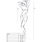 PASSION - WOMAN BS027 ABITO NERO STILE BODYSTOCKING TAGLIA UNICA