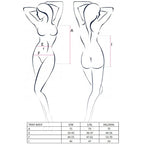 PASSION -DONNA TRIXY TEDDY NERO TAGLIA S/M