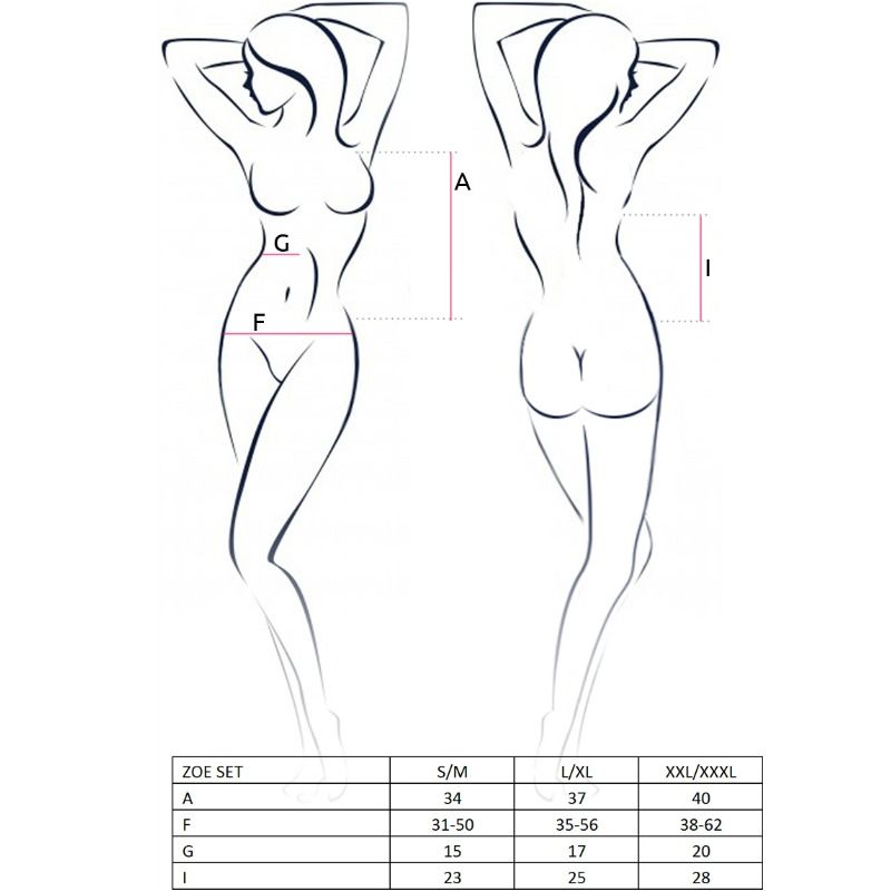 PASSION - ZOE ENSEMBLE FEMME TAILLE S/M