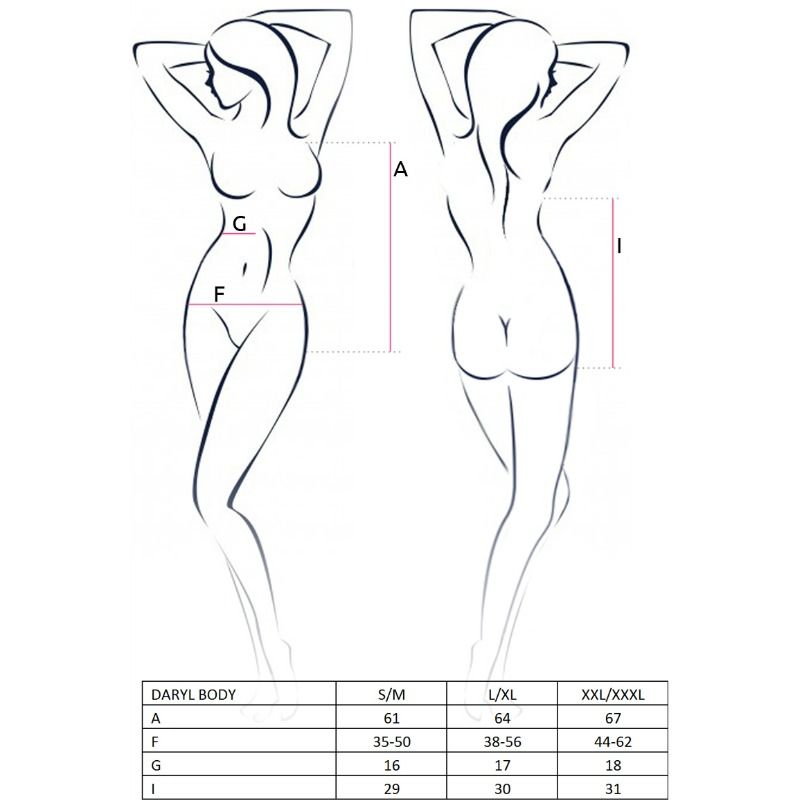 PASSION - WOMEN'S DARYL TEDDY BLACK SIZE S/M