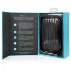 B-VIBE - RIMMING REMOTE CONTROL PETITE BLACK BUTTER PLUG