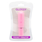 GLOSSY - DEEP ROSE POCKET VIBRATOR