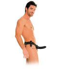 FETISH FANTASY SERIES - VIBRATING CABLE STRAP-ON FOR HER OR HIM BLACK