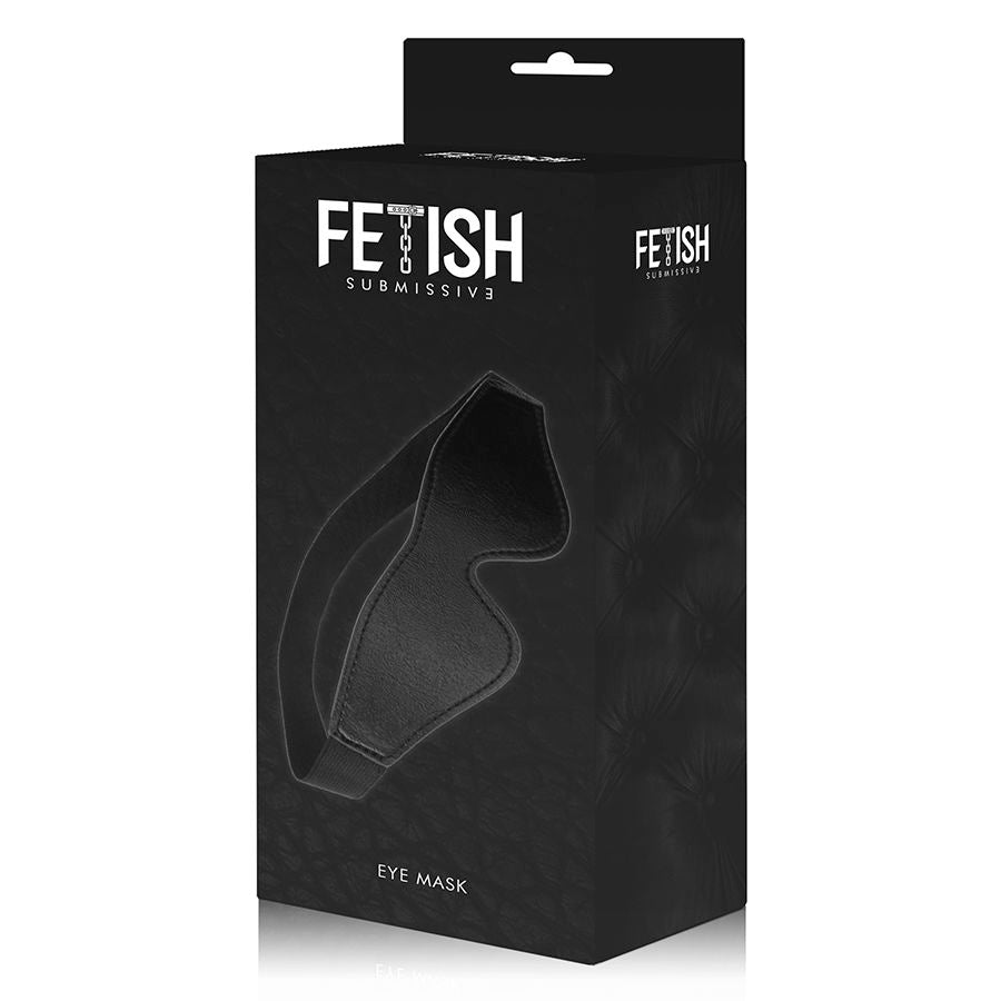 FETISH SUBMISSIVE - MASQUE EN CUIR VEGAN AVEC DOUBLURE EN NOPRÈNE