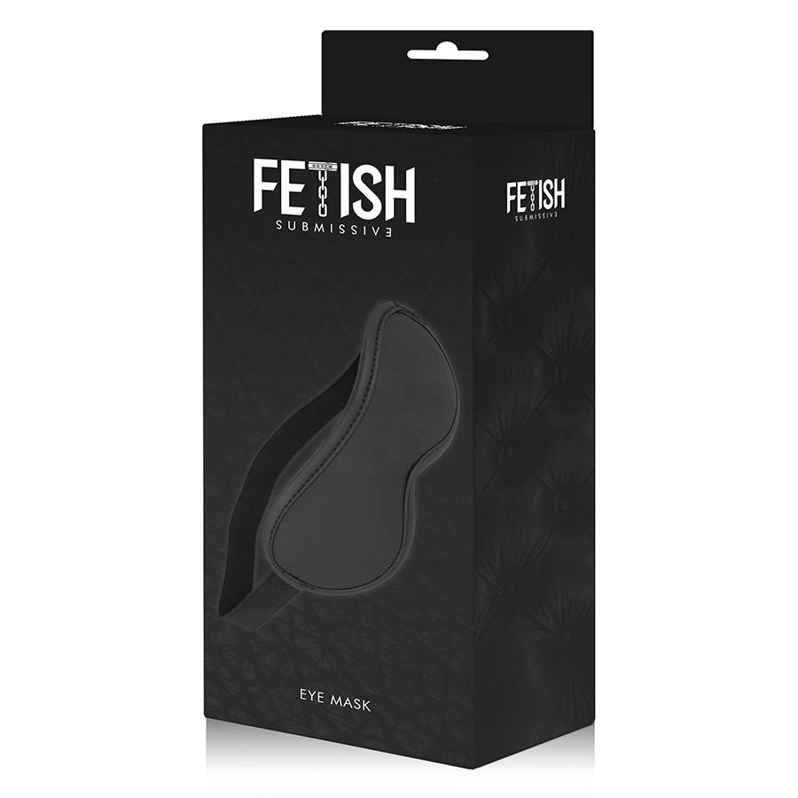 FETISH SUBMISSIVE - MASQUE EN CUIR VEGAN II AVEC DOUBLURE NOPRÈNE