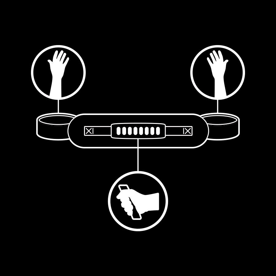 FÉTICHISME SOUMIS - MENOTTES AVEC DOUBLURE ET POIGNÉE EN NOPRÈS