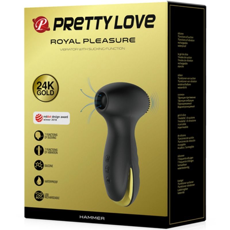 PRETTY LOVE - SMART HAMMER VIBRAZIONE E ASPIRAZIONE