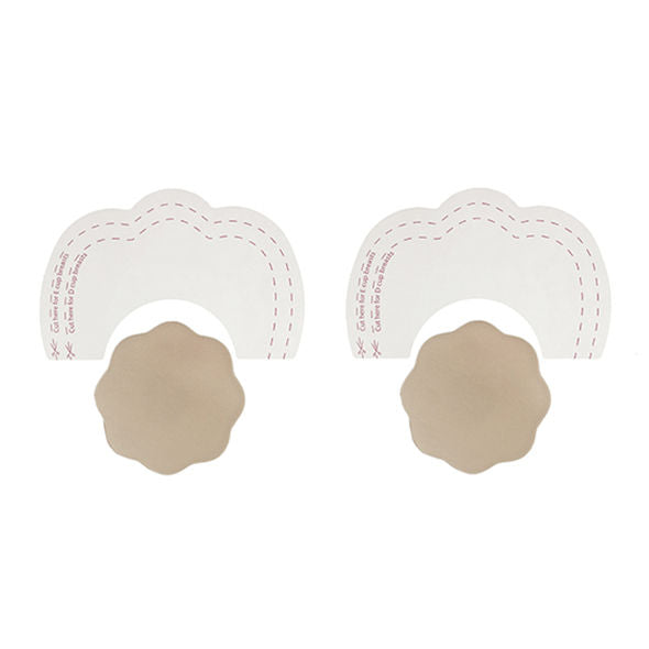 BYE-BRA - BREAST VOLUMIZER + SILICONE NIPPLE COVERS F/H CUP