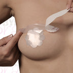 BYE-BRA - BREAST VOLUMIZER + SILK NIPPLE COVERS F/H CUP