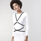BIJOUX INDISCRETS MAZE - BLACK MULTI-WAY HARNESS