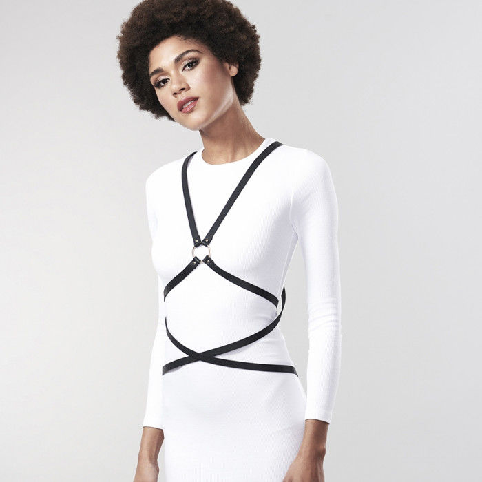 BIJOUX INDISCRETS MAZE - BLACK MULTI-WAY HARNESS