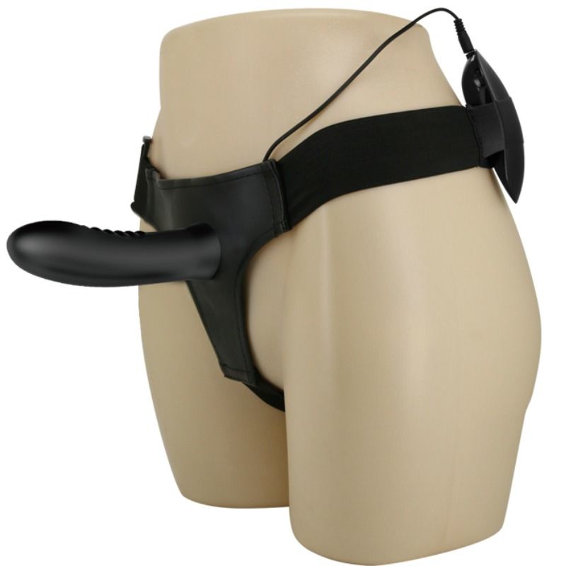 JOLI AMOUR - ABBASBAILEA LOVE MYRON STRAP-ON AVEC VIBRATION ET GODEMICHET CREUX