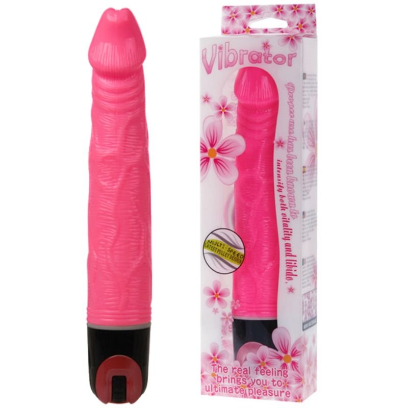 BAILE - VIBRATEUR DE DANSE MULTIVITESSES 21,5 CM ROSE