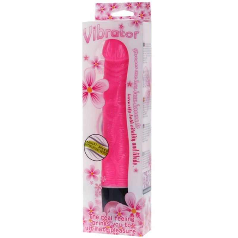 BAILE - VIBRATEUR DE DANSE MULTIVITESSES 21,5 CM ROSE