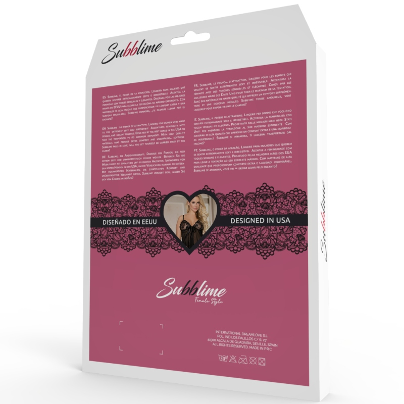 SUBBLIME - CORSET À ENCOLURE CORSET S/M