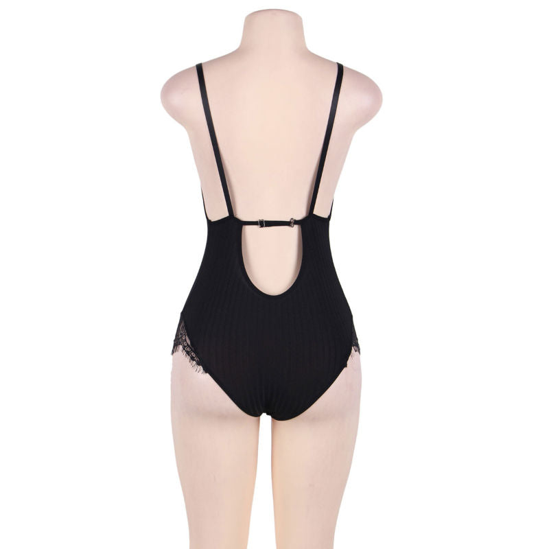 SUBBLIME - TEDDY QUEEN PLUS AVEC TRANSPARENCE ET FRANGES NOIRES