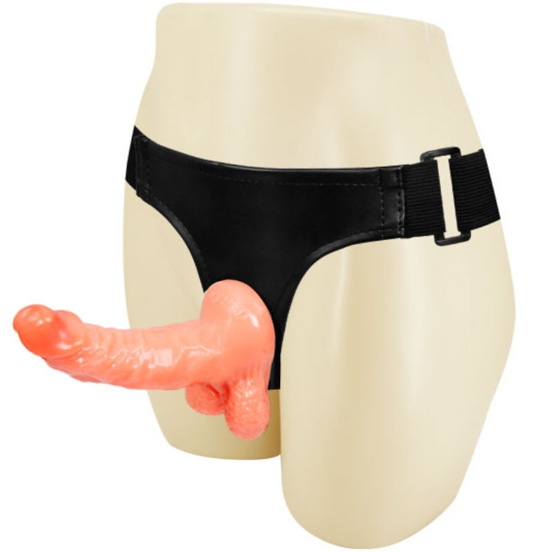 BAILE - HARNAIS AVEC PÉNIS RÉALISTE ET CULOTTE AJUSTABLE ULTRA PASSIONNANTE 15,5 CM