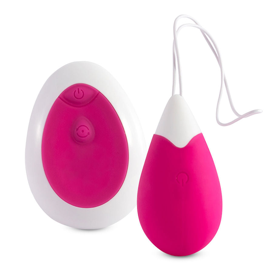 VIBRATEUR INTENSE - PINK JAN EGG AVEC TÉLÉCOMMANDE