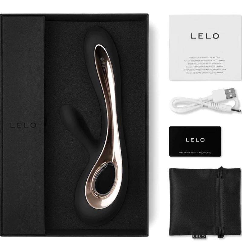 LELO - SORAYA 2 VIBRATEUR LAPIN NOIR