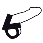 DARKNESS - ANNEAU EN CUIR POUR PÉNIS ET TESTICULES