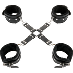 DARKNESS - MANETTE IN PELLE PER PIEDI E MANI NERE