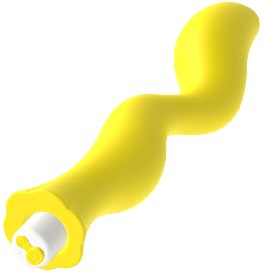 G-SPOT - VIBRATEUR G-SPOT JAUNE GAVYN