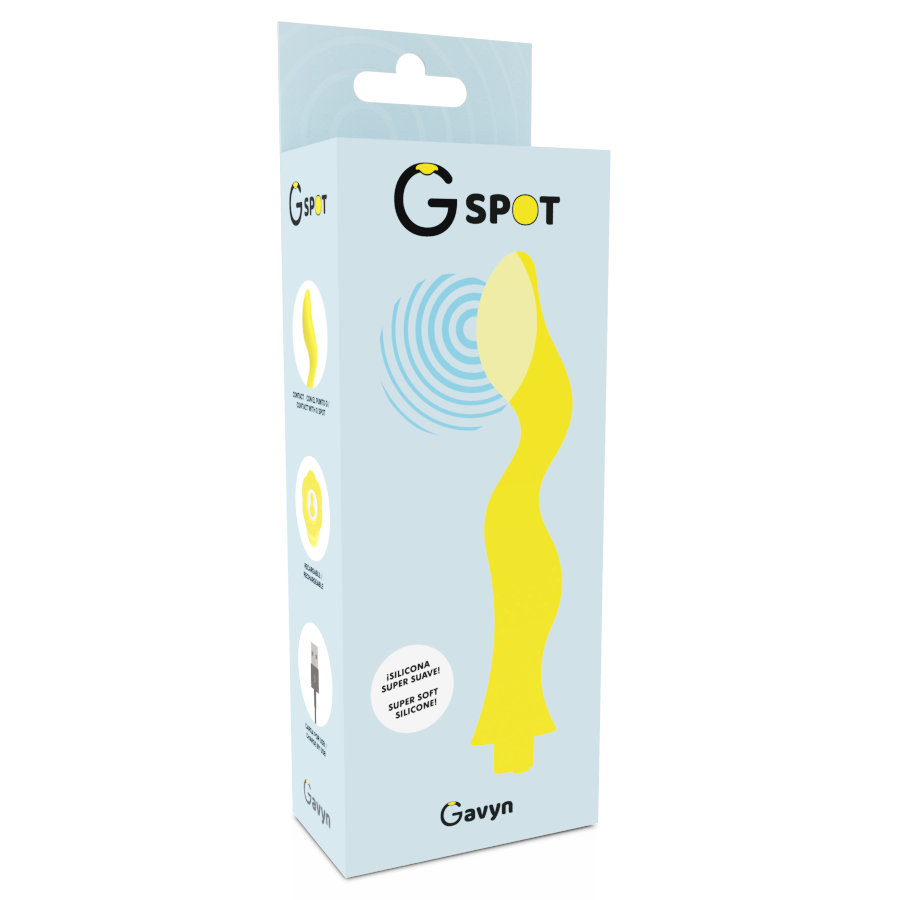 G-SPOT - VIBRATEUR G-SPOT JAUNE GAVYN