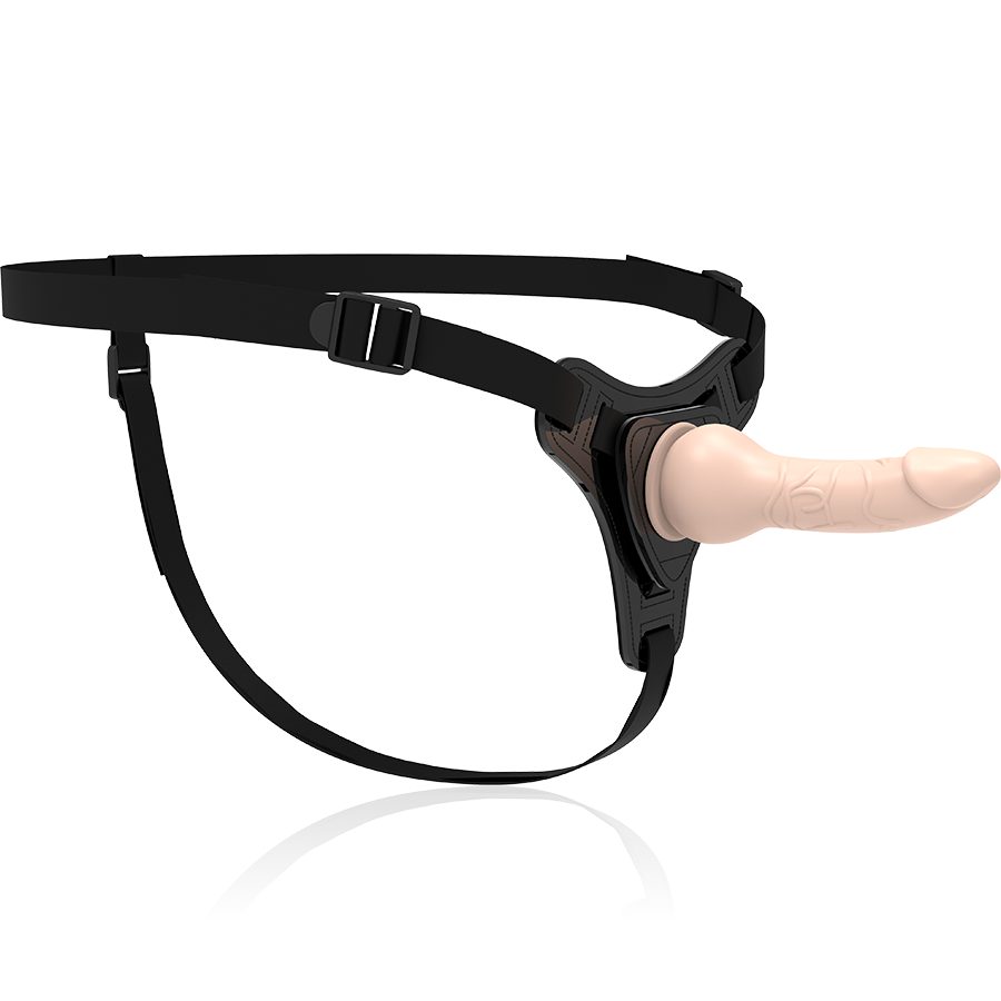 Harnais de soumission fétichiste - Silicone chair réaliste 16 cm