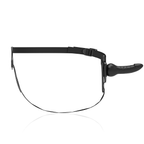 Harnais de soumission fétichiste - Silicone noir réaliste 16 cm