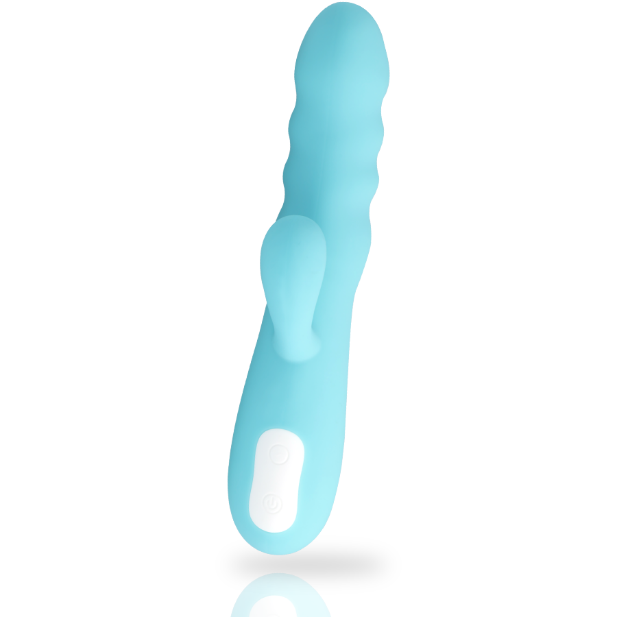 MIA - TURQUOISE BLUE EIFFEL ROTATING VIBRATOR