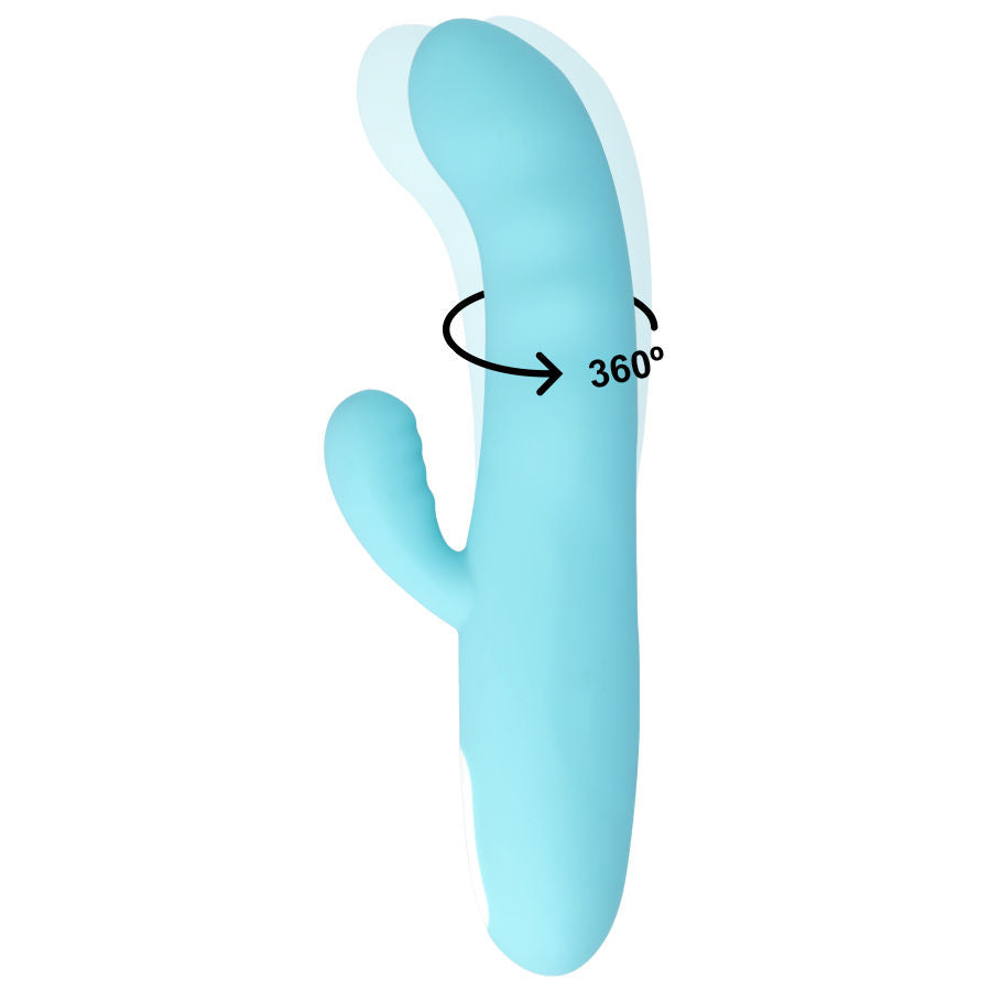 MIA - TURQUOISE BLUE EIFFEL ROTATING VIBRATOR