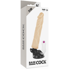 BASECOCK - REALISTIC VIBRATOR WITH NATURAL REMOTE CONTROL 21 CM -OR- 4 CM