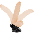 BASECOCK - NATURAL REMOTE CONTROL ARTICULATING VIBRATOR 21 CM -OR- 5 CM